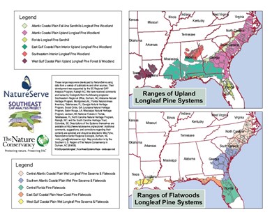 Ranges of Longleaf Pine Systems